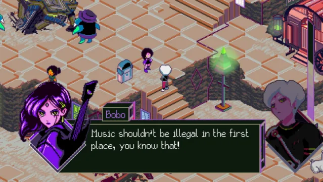 Keylocker | Turn Based Cyberpunk Action PC Screenshot