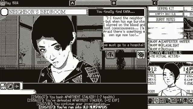 WORLD OF HORROR PC Screenshot